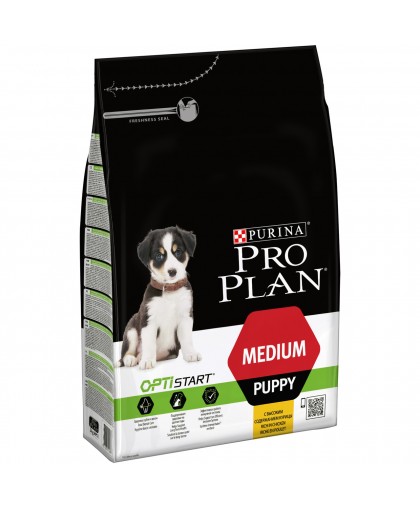     PRO PLAN PUPPY для средних щенков курица