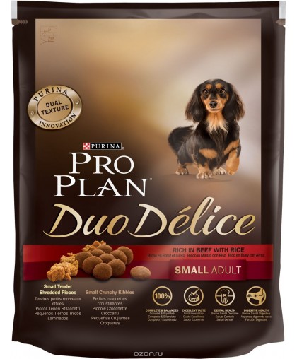     PRPN DuoDelice для взрослых собак  мел.пород  говядина